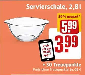 Servierschale, 2,8l