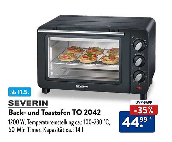 SEVERIN Back- und Toastofen TO 2042