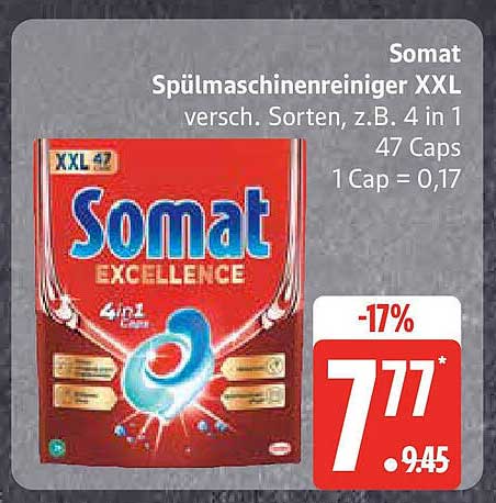 Somat Spülmaschinenreiniger XXL 47 Caps