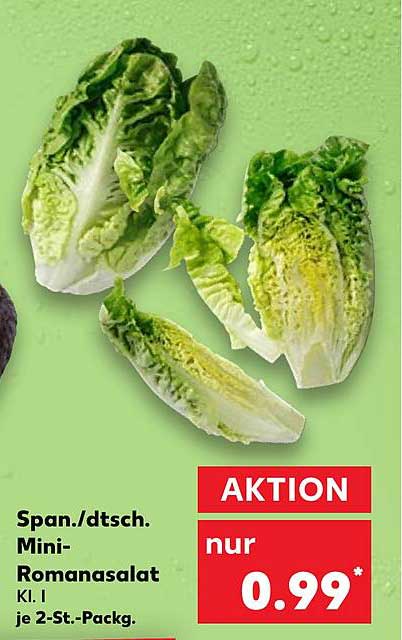 Span./dtsch. Mini-Romanasalat 2-St.-Pack