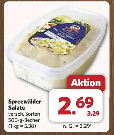 Spreewälder Salate - versch. Sorten 500-g-Becher