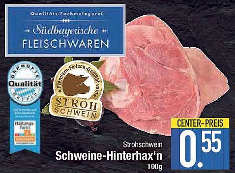 Strohschwein Schweine-Hinterhax’n 100g