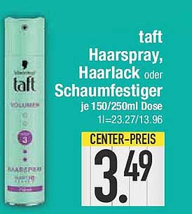 taft Haarspray, Haarlack oder Schaumfestiger je 150/250ml Dose