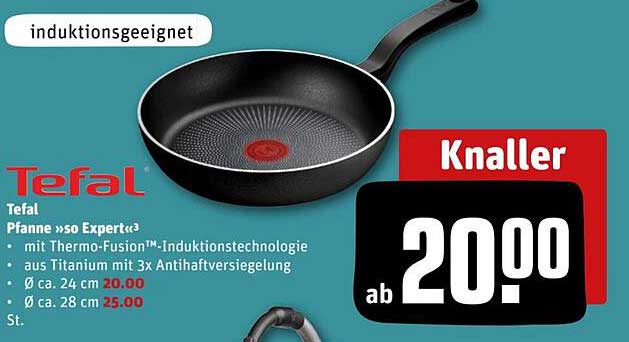 Tefal Pfanne Expertise 24 cm und 28 cm