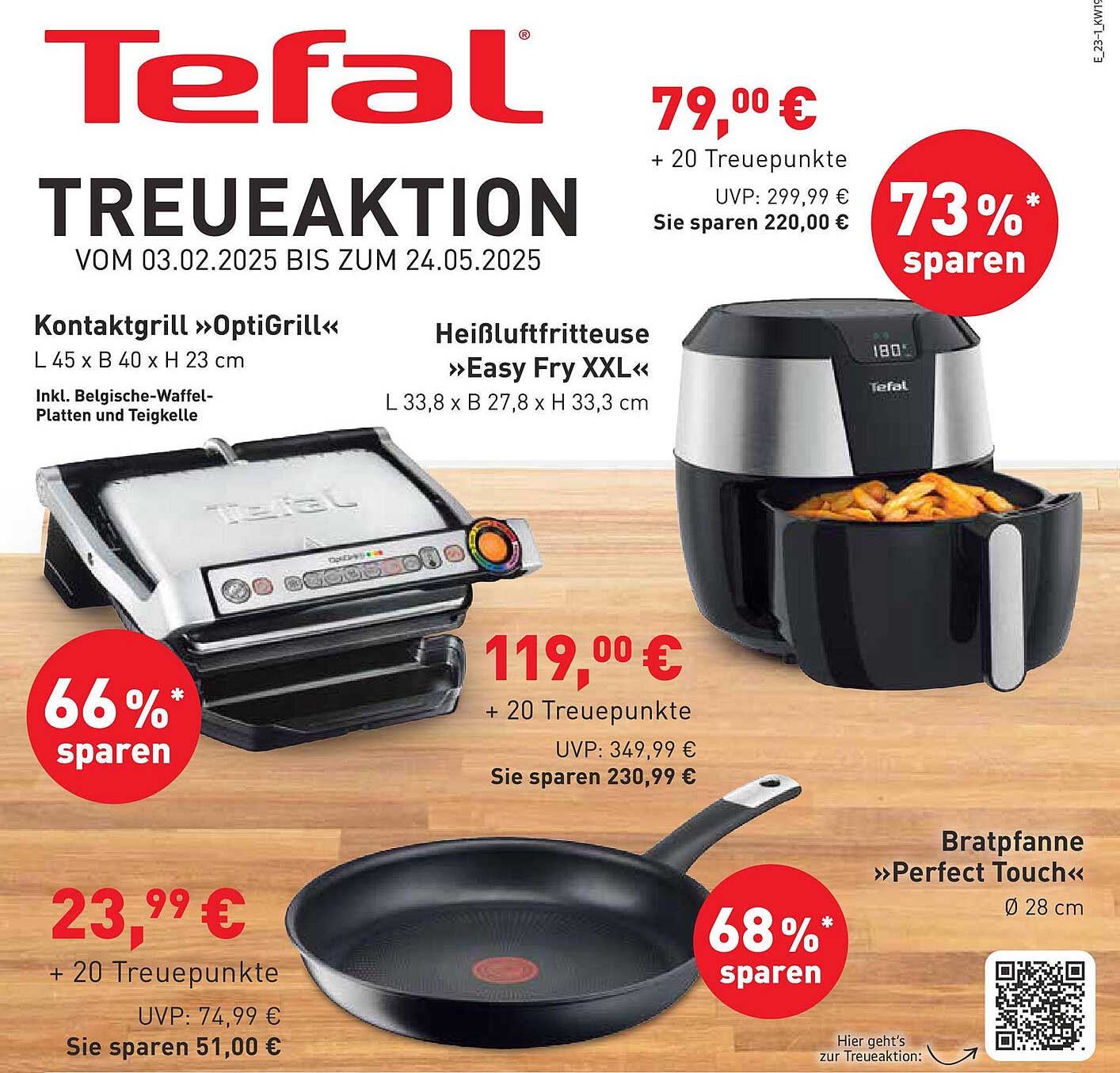 Tefal Treueaktion - Bratpfanne »Perfect Touch« Ø 28 cm für 23,99 €