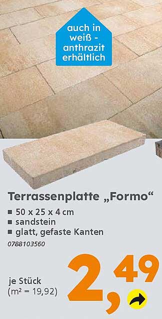 Terrassenplatte „Formo“