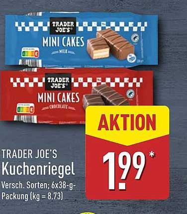 TRADER JOE’S Kuchenriegel - Mini Cakes