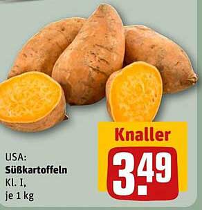 USA: Süßkartoffeln Kl. I, je 1 kg