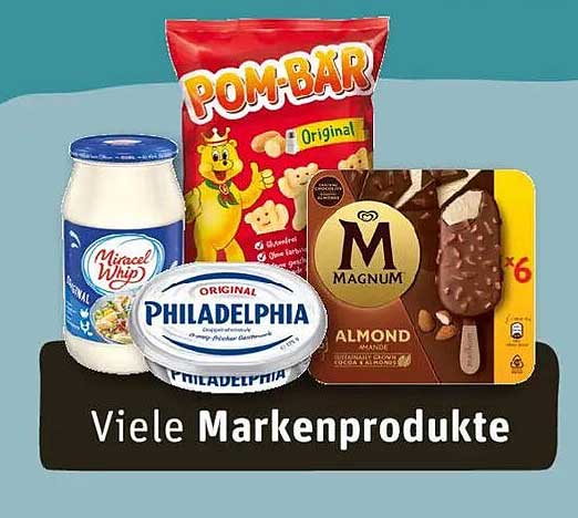 Viele Markenprodukte