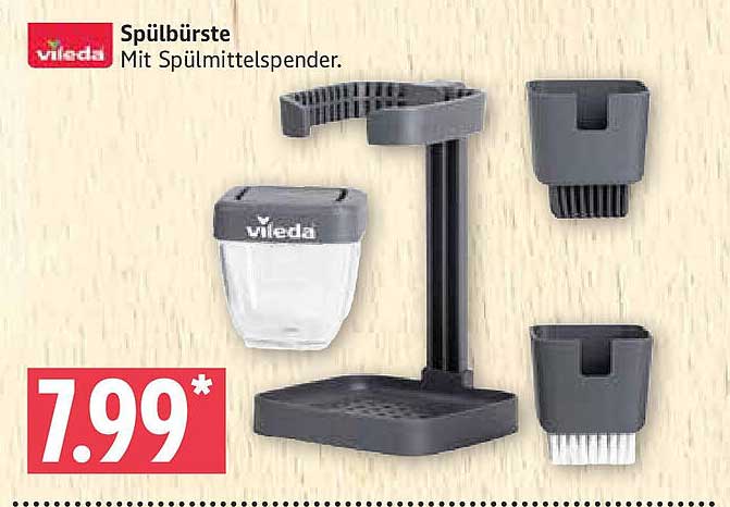 Vileda Spülbürste mit Spülmittelspender