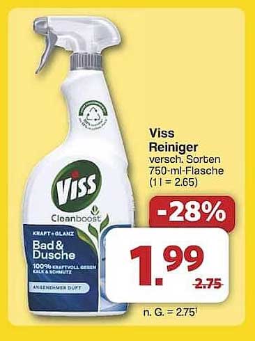 Viss Reiniger - Bad & Dusche 750-ml-Flasche