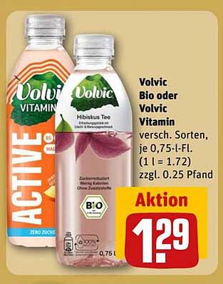 Volvic Bio oder Volvic Vitamin - Erfrischung pur!