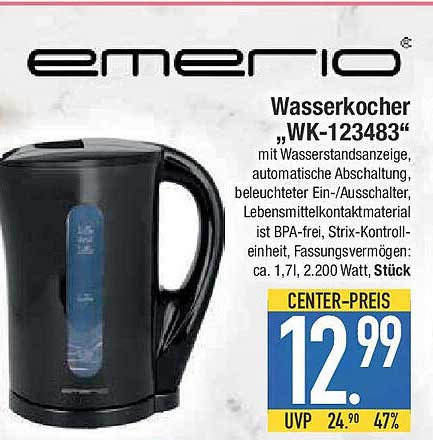 Wasserkocher „WK-123483“ von emerio