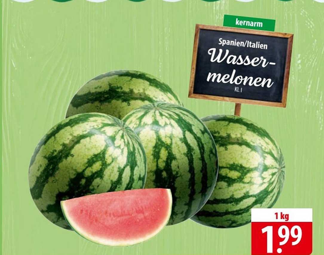 Wassermelonen aus Spanien/Italien, Kl. I