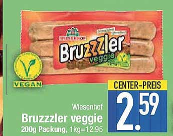 Wiesenhof Bruzzzler veggie 200g Packung