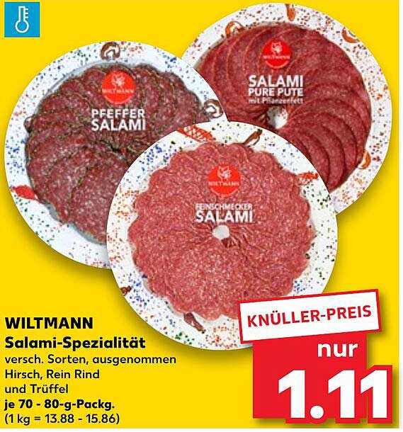 WILTMANN Salami-Spezialität - verschiedene Sorten