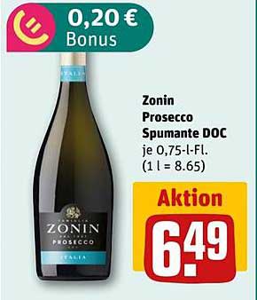 Zonin Prosecco Spumante DOC 0,75l
