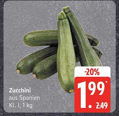 Zucchini aus Spanien - 1 kg