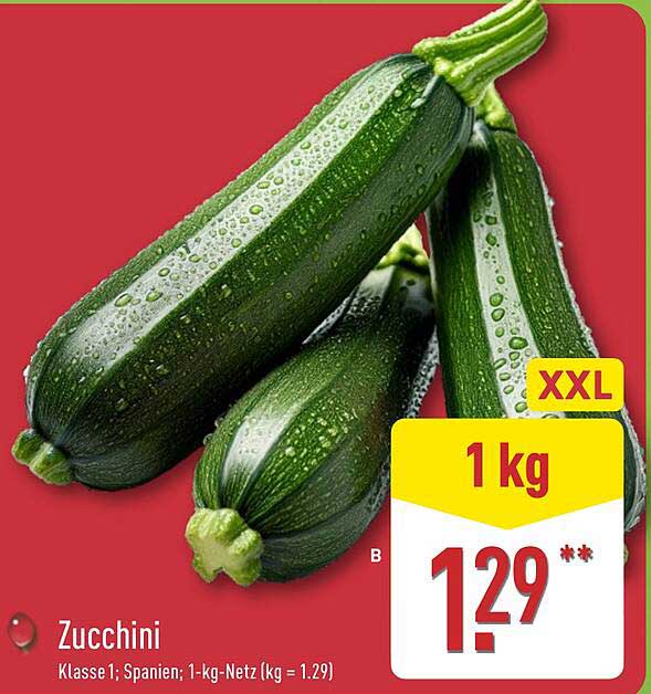 Zucchini Klasse 1 aus Spanien – Frisch und Lecker