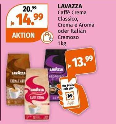 LAVAZZA Caffè Crema Classico, Crema e Aroma oder Italian Cremoso 1kg