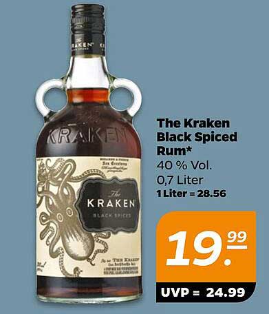 The Kraken Black Spiced Rum*