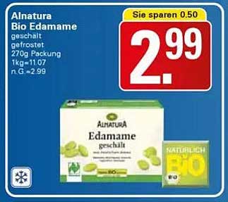 Alnatura Bio Edamame geschält, 270g Packung