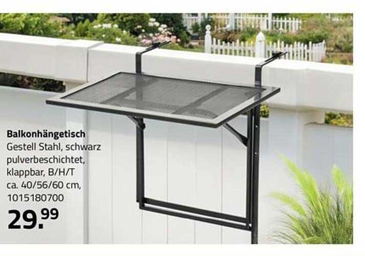 Balkonhängetisch