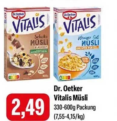 Dr. Oetker Vitalis Müsli
