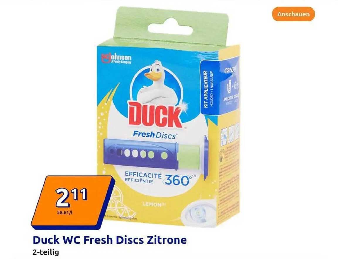 Duck WC Fresh Discs Zitrone 2-teilig