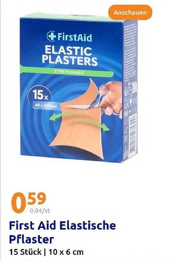 First Aid Elastische Pflaster