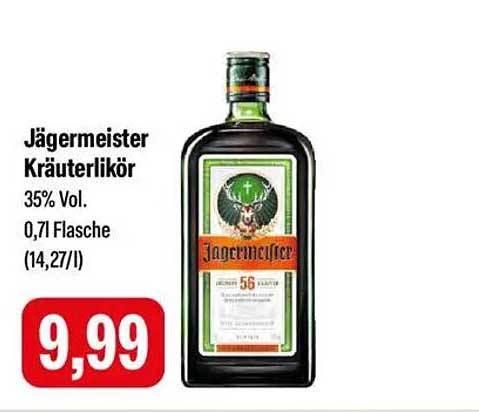 Jägermeister Kräuterlikör 0,71L