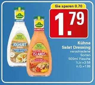 Kühnens Salat Dressing – verschiedene Sorten