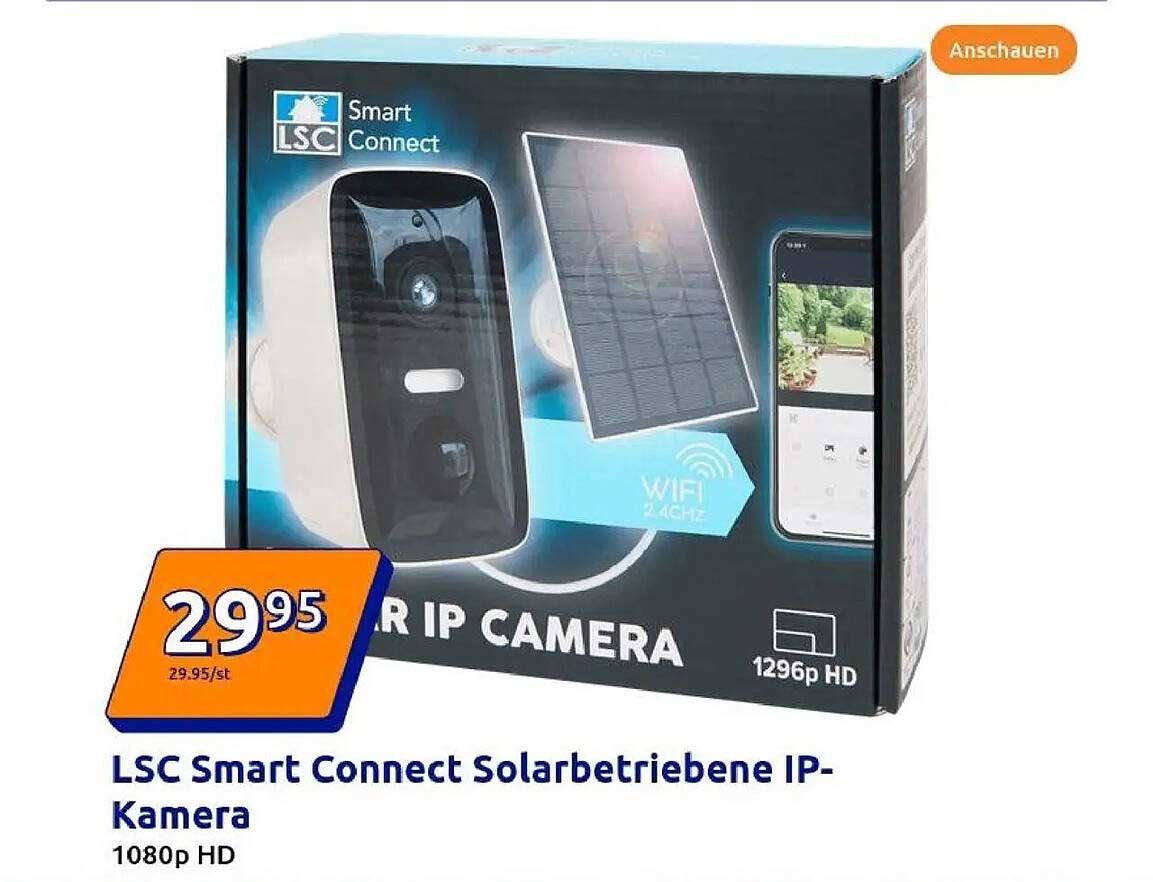 LSC Smart Connect Solarbetriebene IP-Kamera