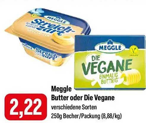 Meggle Butter oder Die Vegane