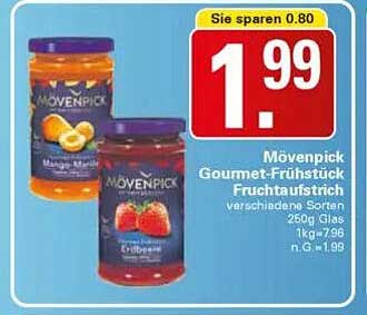 Mövenpick Gourmet-Frühstück Fruchtaufstrich 250g