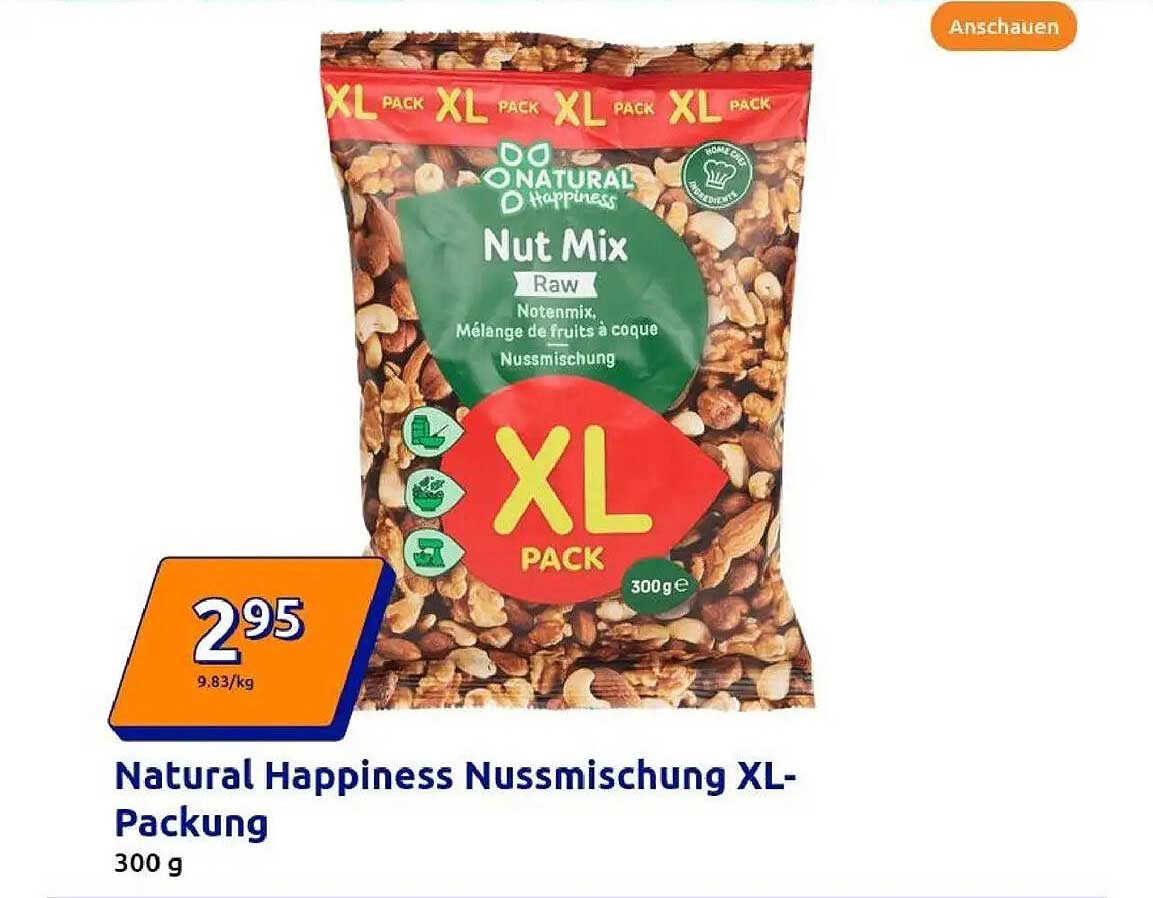 Natural Happiness Nussmischung XL-Packung
