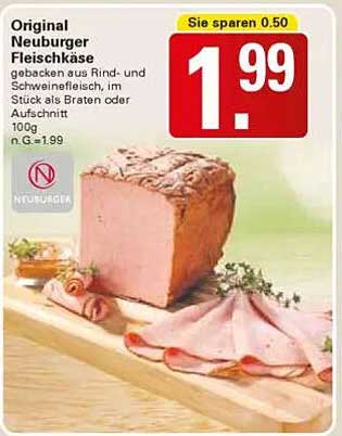 Original Neuburger Fleischkäse 100g