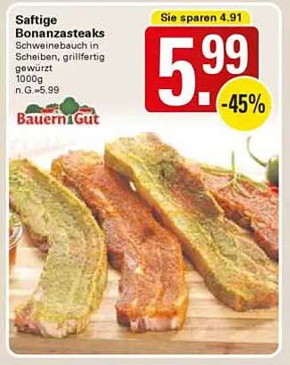 Saftige Bonanzasteaks