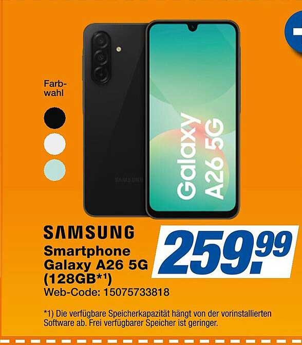 Samsung Smartphone Galaxy A26 5G (128GB)