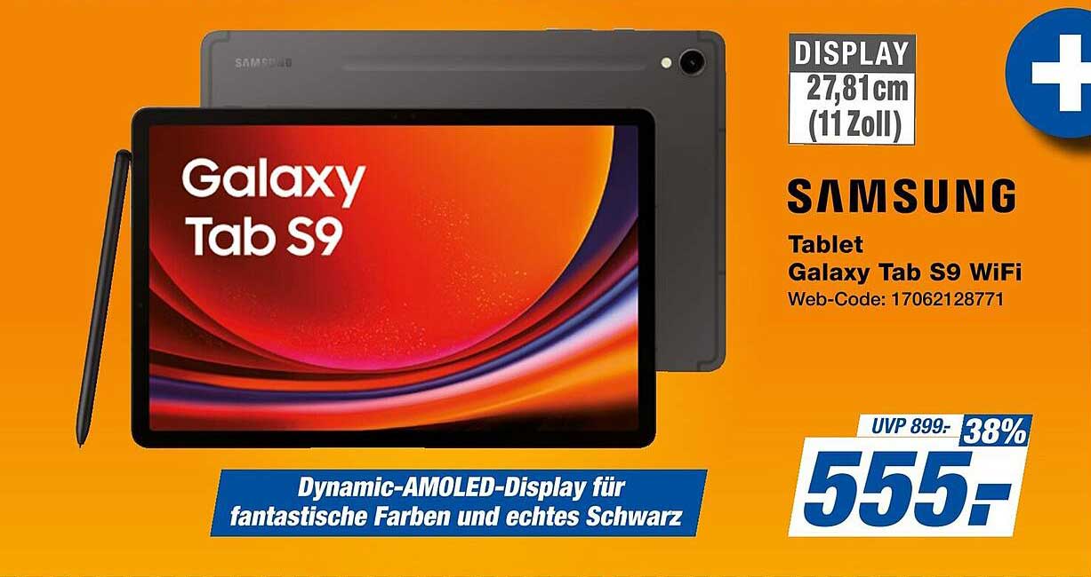 Samsung Tablet Galaxy Tab S9 WiFi