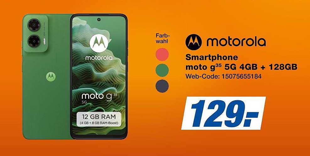 Smartphone moto g³5 5G 4GB + 128GB