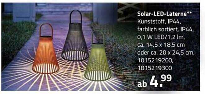 Solar-LED-Laterne