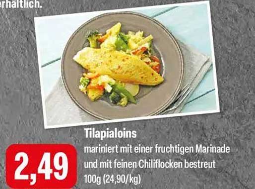 Tilapiafilets in fruchtiger Marinade mit Chili
