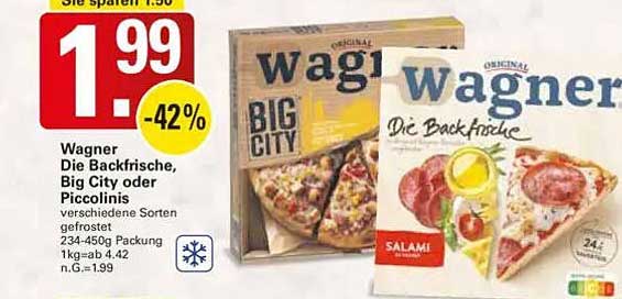 Wagner Die Backfrische, Big City oder Piccolinis