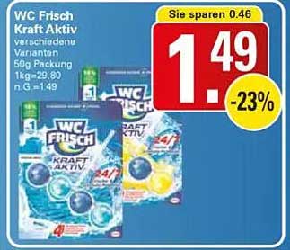 WC Frisch Kraft Aktiv - verschiedene Varianten