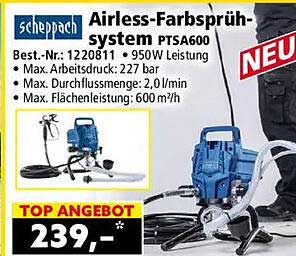 Airless-Farbsprühsystem PTSA600