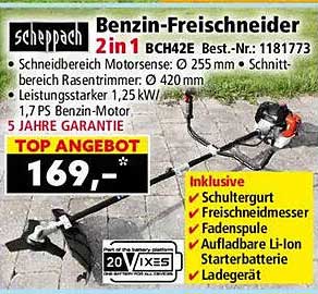 Benzin-Freischneider 2 in 1 BCH42E