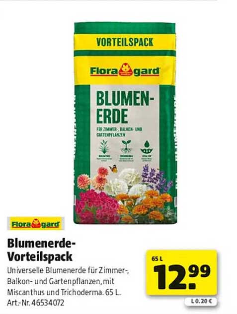 Blumenerde-Vorteilspack