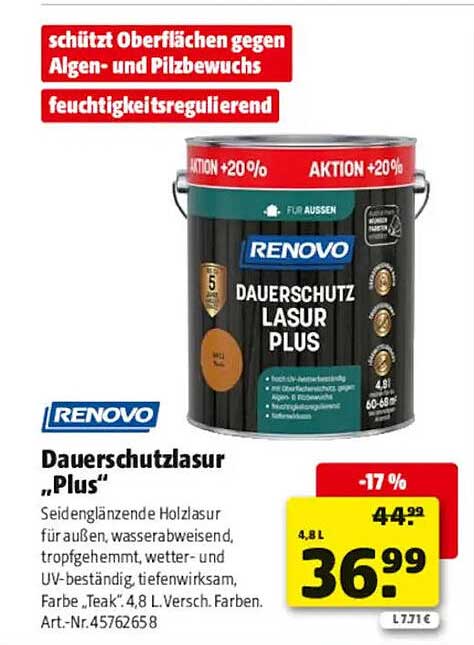 Dauerschutzlasur „Plus“