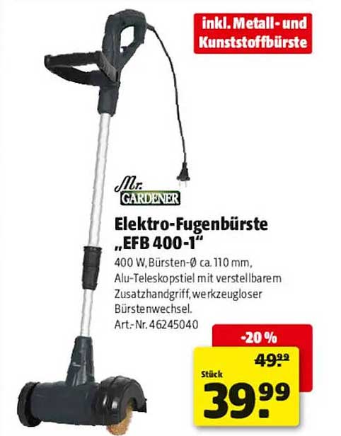 Elektro-Fugenbürste „EFB 400-1“